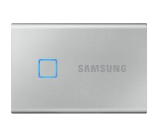 External SAMSUNG SSD | T7 ( 500 GB )Touch with Finger Print (Silver) 